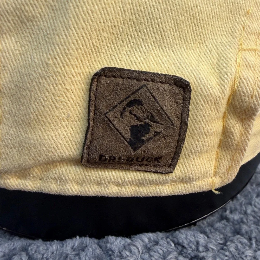 Dri Duck Grey Wolf Ranch Yellow Embroidered Horse Scene Baseball Cap Hat